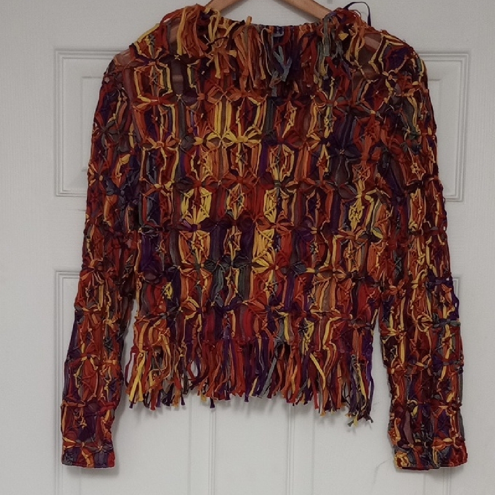 Colorful Textured Jacket - Picture 4 of 7